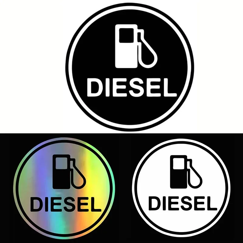 Heavy Equipment Stickers - 14x14cm Diesel Gas Cap Car Sticker