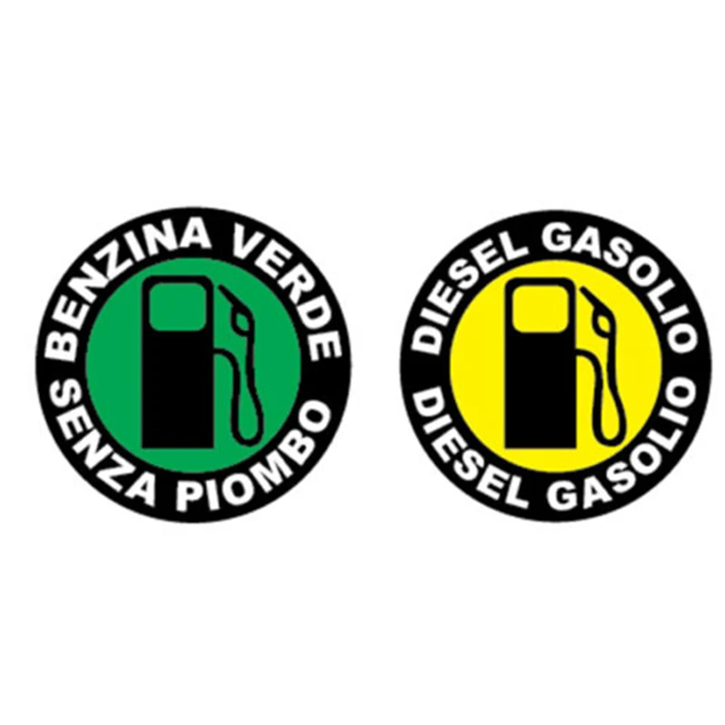 Heavy Equipment Stickers - Cute Petrol Diesel Oil Tank Cap