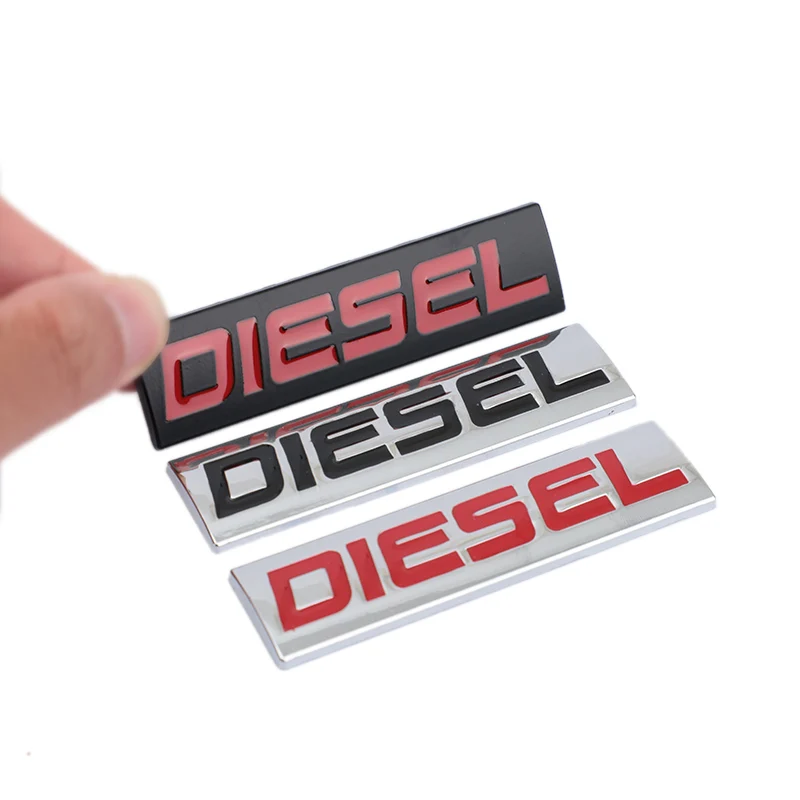Heavy Equipment Stickers - Car Styling 3D Metal Chrome Zinc