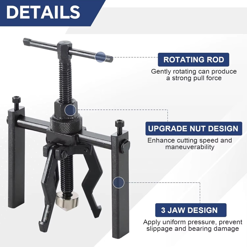3 Jaw Bearing Puller Tool Heav - Heavy Equipment Supplies review and price