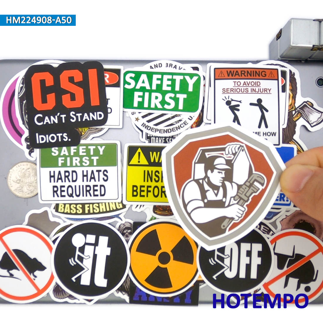 20/30/50Pieces Safety First De - Heavy Equipment Stickers review and price