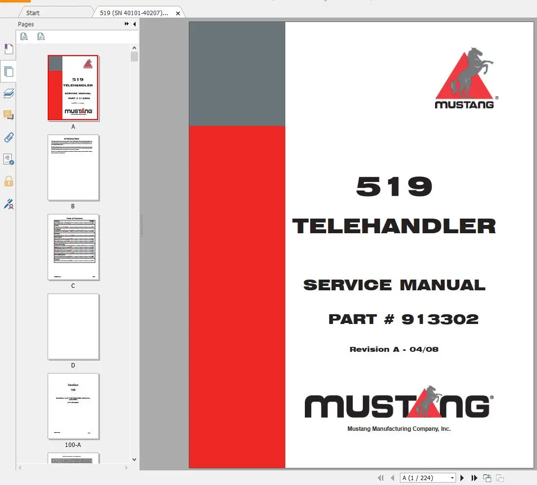 AutoDVD2 Mustang Machinery Hea - Heavy Equipment Pdf review and price