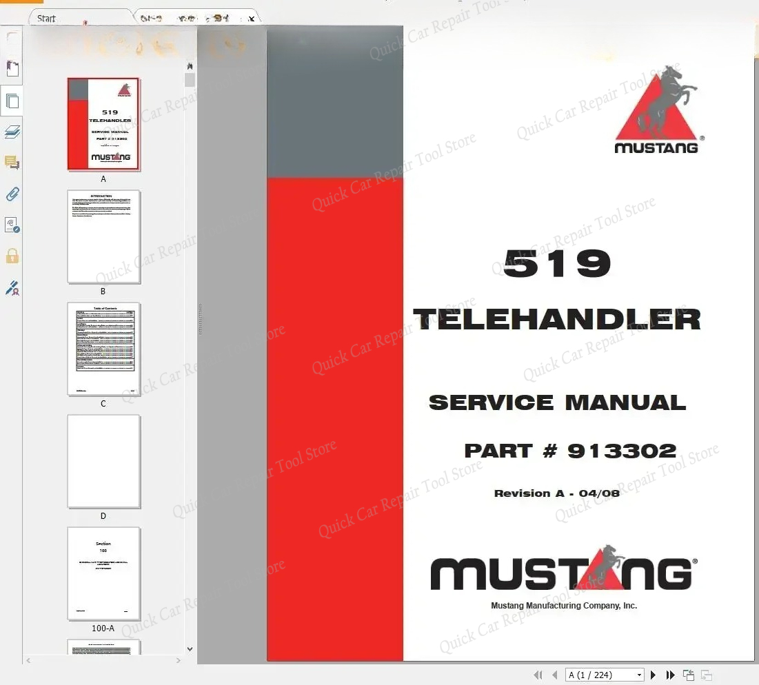 AutoCD Mustang Machinery Heavy - Heavy Equipment Pdf review and price