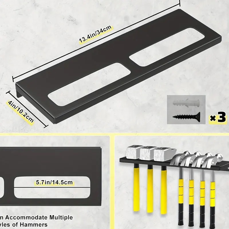 Wall Mounted Metal Tool Hanger - Heavy Equipment Supplies review and price